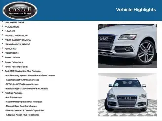 Audi SQ5 2014 con tracción en las cuatro ruedas AWD 3.0T quattro de lujo 4 puertas SUV