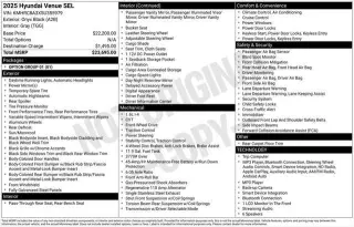 Hyundai VENUE 2025 SEL 4dr Crossover