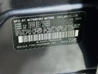 Mitsubishi Mirage 2024 ES 4dr Hatchback
