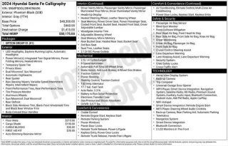 Hyundai SANTA FE 2024 AWD Calligraphy 4dr SUV