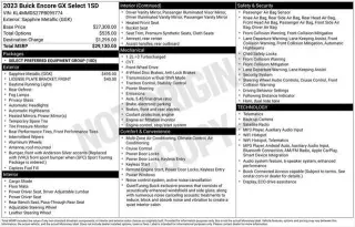 Buick Encore GX 2023 Select 4dr Crossover