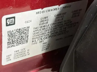 Chevrolet Trax 2025 RS 4dr Crossover con 1RS
