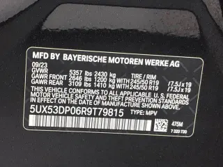 BMW X3 2024 AWD xDrive30i 4dr Vehículo Deportivo de Actividad