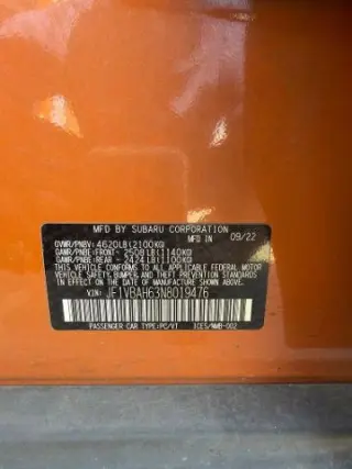 Subaru WRX 2022 AWD Premium Sedán 4 puertas SPT
