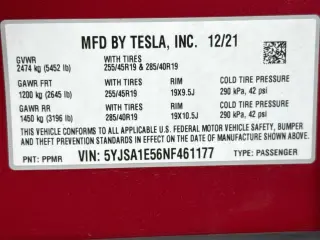 Tesla Model S 2022 AWD 4dr Liftback