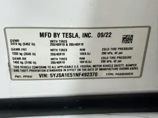 Tesla Model S 2022 AWD 4dr Liftback