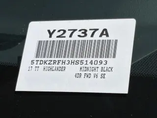 Toyota Highlander 2017 SE 4dr SUV