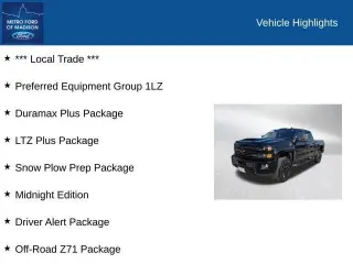 Chevrolet Silverado 2500HD 2018 4x4 LTZ 4dr Crew Cab SB