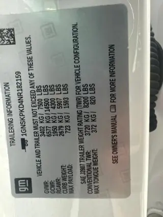 Chevrolet Tahoe 2022 4x4 Z71 4dr SUV