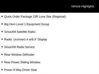 Ram 1500 2021 4x2 Lone Star 4dr Quad Cab 6.4 ft. SB Pickup