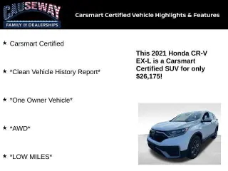 Honda CR-V 2021 AWD EX-L 4p SUV
