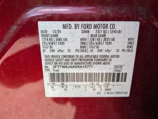 Ford Maverick 2025 AWD XLT 4dr SuperCrew 4.5 ft. SB