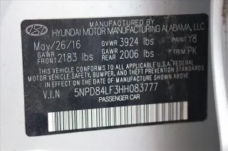 Hyundai ELANTRA 2017 SE 4dr Sedán 6M (EE. UU.)