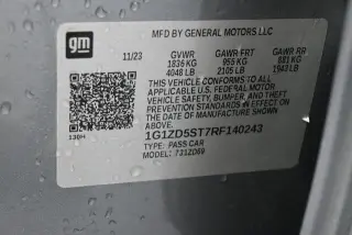 Chevrolet Malibu 2024 LT 4dr Sedán con 1LT