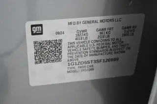 Chevrolet Malibu 2025 LT 4dr Sedan w/1LT
