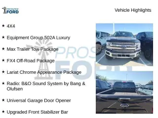 Ford F-150 2019 4x4 Lariat 4dr SuperCrew 5.5 ft. SB