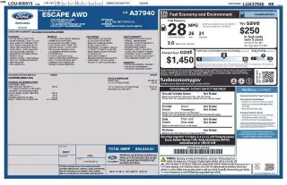 Ford Escape 2020 AWD SE 4dr SUV