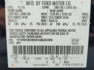Ford Explorer 2017 AWD XLT 4dr SUV