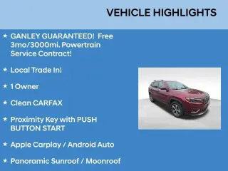 Jeep Cherokee 2019 4x4 Limited 4p SUV