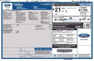Ford Taurus 2018 SEL 4dr Sedán