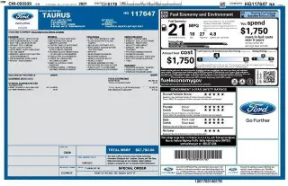Ford Taurus 2017 Limited 4dr Sedan