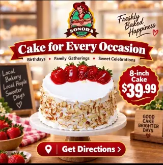 ¡TODO PARA TU FIESTA EN SONORA BAKERY!