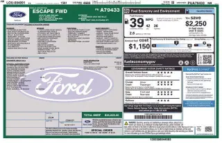 Ford Escape Hybrid 2023 ST-Line 4dr SUV