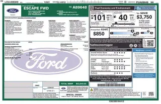Ford Escape Plug-In Hybrid 2023 Base 4dr SUV
