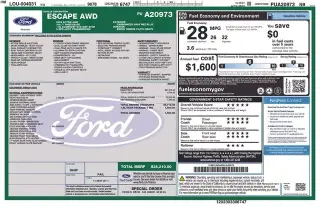 Ford Escape 2023 AWD Active 4dr SUV