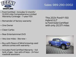 Ford F-150 2024 4x4 XLT 4dr SuperCrew 5.5 ft. SB