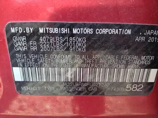 2015 Mitsubishi Lancer GT