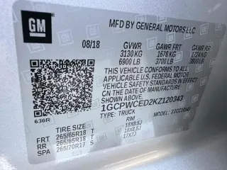 2019 Chevrolet Silverado 1500