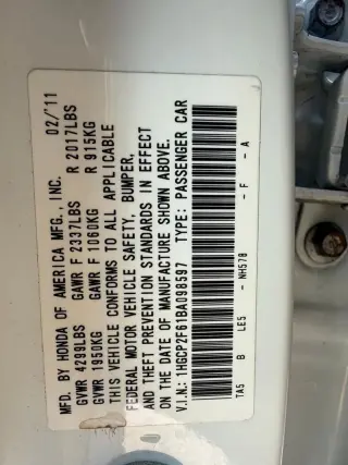 2011 Honda ACCORD