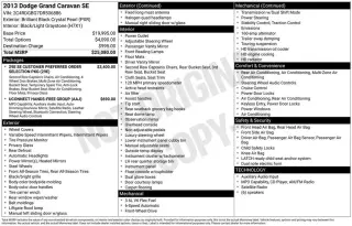 2013 Dodge GRAND CARAVAN PASSENGER