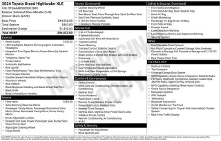 Toyota Grand Highlander 2024 AWD XLE 4dr SUV