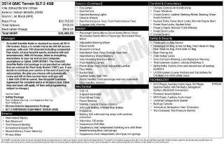 GMC Terrain 2014 SLT-2 4dr SUV