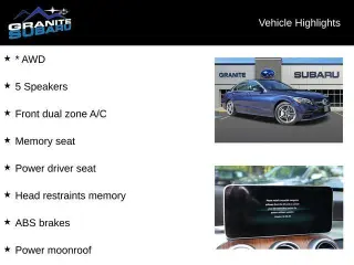 Mercedes-Benz Clase C 2020 AWD C 300 4MATIC 4p Sedan