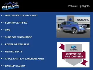 Subaru Forester 2026 AWD Premium 4dr Crossover