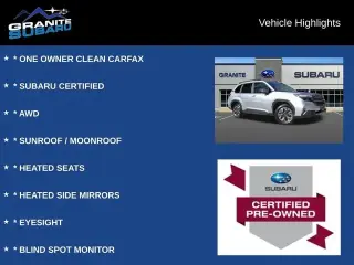 Subaru Forester 2026 AWD Premium 4p Crossover