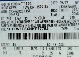 Ford F-150 2022 4x4 XLT 4p SuperCab 6.5 ft. SB