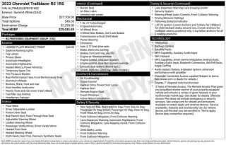 Chevrolet Trailblazer 2023 4x4 RS 4dr SUV