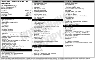 Toyota Tacoma 2025 4x2 SR5 4p Cab Doble 5.0 ft SB