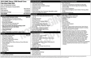 GMC Sierra 1500 2019 4x2 Denali 4 puertas Crew Cab Caja Corta 5.8 pies