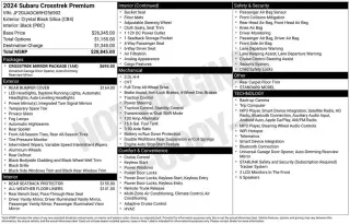 Subaru Crosstrek 2024 AWD Premium 4dr Crossover