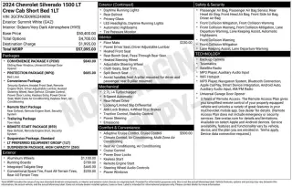 Chevrolet Silverado 1500 2024 4x2 LT 4dr Crew Cab 5.8 ft. SB