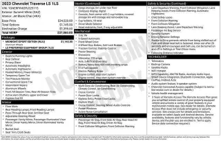 Chevrolet Traverse 2023 LS 4dr SUV con 1LS