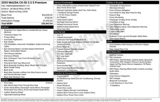Mazda CX-50 2025 AWD 2.5 S Premium 4dr SUV