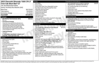 Chevrolet Silverado 1500 Limited 2022 4x2 LT 4p. Crew Cab 5.8 ft. CB
