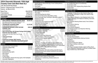 Chevrolet Silverado 1500 2024 4x4 High Country 4dr Cab de 5.8 pies de largo