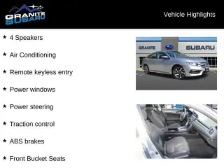 Honda Civic 2018 LX 4dr Sedan CVT